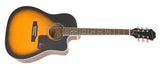 Epiphone - Guitare électro-acoustique de studio J-45 EC - Vintage Sunburst