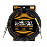 Ernie Ball - 20 Silent Instrument Cable, Straight/Straight - Black