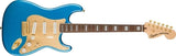 Squier - Stratocaster 40e anniversaire, édition Gold, touche en laurier - Bleu Lake Placid