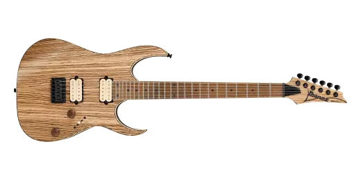 Guitare électrique Ibanez RG Series Exotic Zebrawood - Natural Flat