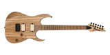 Guitare électrique Ibanez RG Series Exotic Zebrawood - Natural Flat