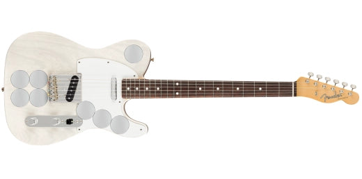 Fender - Jimmy Page Mirror Telecaster, touche en palissandre - White Blonde