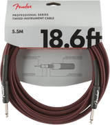 Fender - Professional Series Instrument Cable, 18.6, Red Tweed