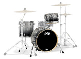 Pacific Drums - Kit de fûts Concept Maple 3 pièces (18, 12, 14") - Laque dégradée argent-noir