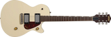 Guitares Gretsch - Guitare simple à coupe Streamliner Jet Club avec touche enveloppante et laurier - Blanc vintage