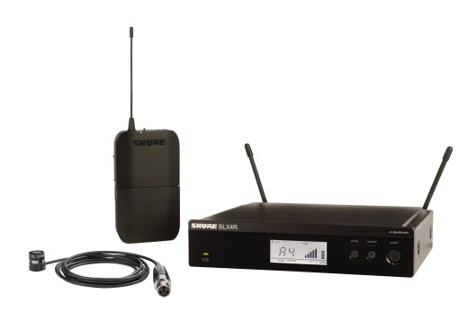 Shure - BLX14R Wireless Rack Mount Presenter System with WL185m Lavalier Microphone (H10: 542-572 MHz)
