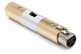Hosa - Input Attenuator XLR-M to XLR-F