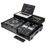 Odyssey - Black Glide-Style DJ Coffin Flight Case for 1x Rane 72 Mixer and 1x Rane 12