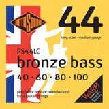 Rotosound - Cordes pour basse acoustique en bronze phosphoreux 40-100