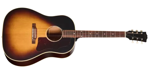 Gibson - Guitare acoustique J-45 Light Aged de 1955 avec étui rigide - Vintage Sunburst
