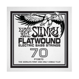 Corde simple pour basse électrique Ernie Ball .070 Slinky Flatwound