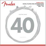 Fender - Cordes pour basse 7250, acier nickelé - Long Scale, 7250-5L 040-115
