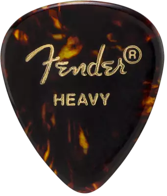 Fender - Classic Celluloid Pick, 451 Shape - Heavy (12 Pack)