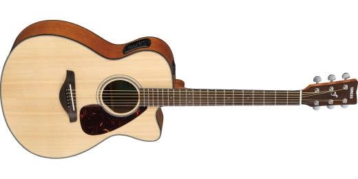 Yamaha - Guitare électro-acoustique petit corps FSX800C - Naturel
