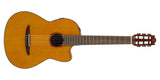 Yamaha - NCX1FM Guitare classique électro-acoustique en épicéa massif/érable flammé