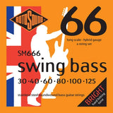 Rotosound - Swing Bass 66 Cordes de basse en acier inoxydable 30-125 (jeu de 6 cordes)