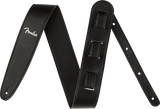 Sangle Fender en cuir végan noir