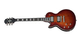Epiphone - Guitare électrique Les Paul Prophecy avec housse - Aged Bengal Tiger Burst (gaucher)
