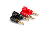 Connecteur banane double à large ouverture Hosa - Lot de 2