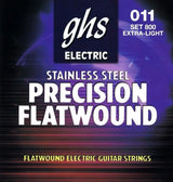 Cordes GHS - Cordes de guitare Precision Flatwound - Extra Light
