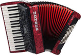 Hohner - Bravo III 72 Accordéon piano - Rouge