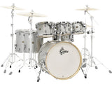 Batterie Gretsch Catalina en érable, kit 7 fûts (22, 8, 10, 12, 14, 16, grosse caisse) - Argent pailleté