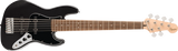 Squier - Affinity Series Jazz Bass VI, touche en laurier - Noir métallisé