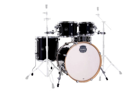 Mapex - Pack de 5 étuis Armory édition limitée (22, 10, 12, 16, SD) - Noir laqué