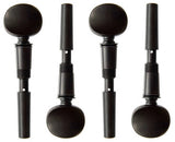 Bosco Violin Supply - Jeu de chevilles Perfection 9,0 mm pour violon/alto - Style suisse - Ébène
