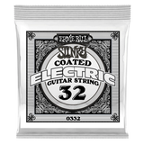 Corde simple pour guitare électrique Ernie Ball, filée nickel, revêtement Slinky - 0,032