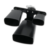 Latin Percussion - Tri-bell Cowbell Set with Mount