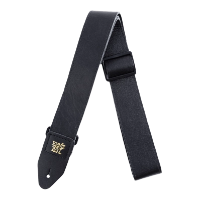 Bracelet Ernie Ball Tri-Glide en cuir italien noir