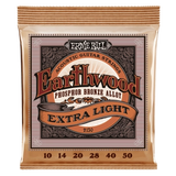 Cordes pour guitare acoustique Ernie Ball Earthwood Extra Light Phosphor Bronze