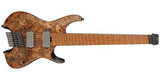 Ibanez - QX527PB Guitare électrique sans tête 7 cordes avec housse - Teinté brun antique