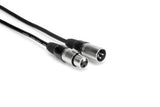 Câble Hosa - AES/EBU, XLR3F vers XLR3M - 3 m
