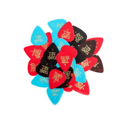 Ernie Ball - Médiators fins assortis - Paquet de 144