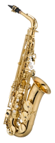 Jupiter - Deluxe Eb Alto Saxophone - F#, Hammered Bell w/Case