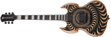 Schecter - Wylde Barbarian Electric Guitar, Left-Handed - Psychic Bullseye Rawtop