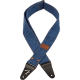 Sangle en denim riveté Fender x Wrangler - Indigo