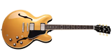 Gibson - ES-335 Electric Guitar with Hardshell Case - Goldtop