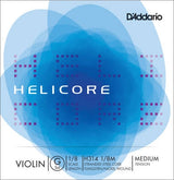 DAddario Orchestral - H314 1/8M - Helicore Violin Single G String, 1/8 Scale, Medium Tension