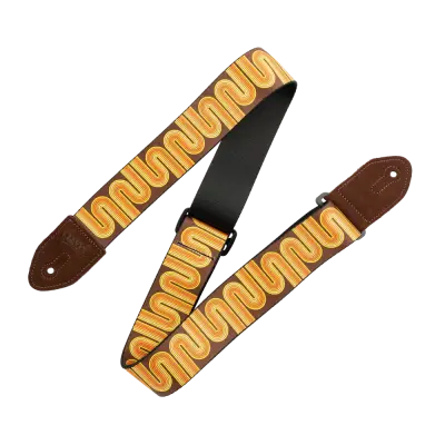 Levys - Mid Century Modern Strap - Brown/Orange Sunset Groove