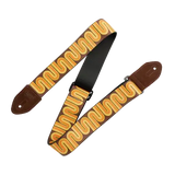 Levys - Sangle moderne du milieu du siècle - Marron/Orange Sunset Groove