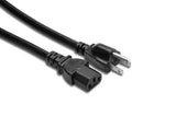 Hosa - 3-Prong IEC C13 to NEMA 5-15P Power Cable - 15 foot