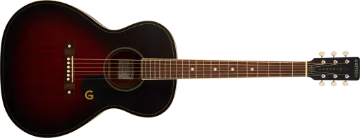 Gretsch Guitars - Guitare acoustique de concert Jim Dandy, touche en noyer et pickguard noir - Deep Cherry Burst