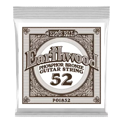 Ernie Ball - Corde simple Earthwood Phosphor Bronze - .052w