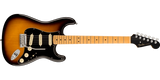 Fender - American Ultra Luxe Stratocaster, touche en érable - Sunburst bicolore