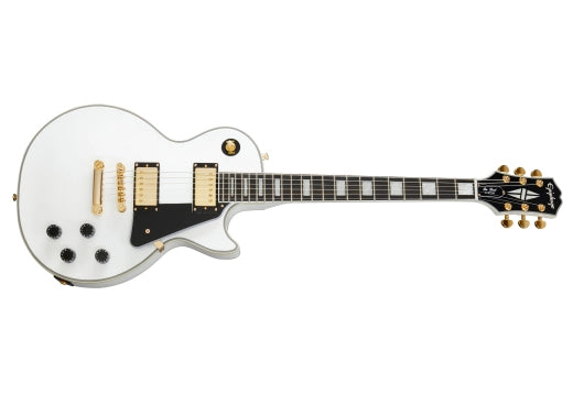 Epiphone - Guitare électrique Les Paul Custom - Blanc alpin
