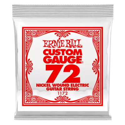 Corde simple filée nickel Ernie Ball - .072w