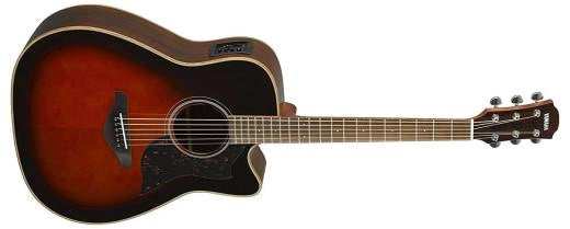 Yamaha - A1R Dreadnought Pan Coupé Épicéa/Palissandre - Tobacco Brown Sunburst